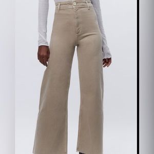 Zara preppy jeans trendy